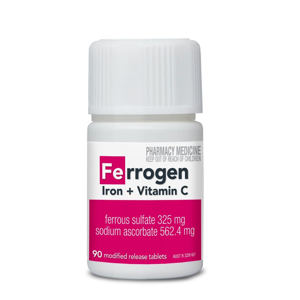 Ferrogen Iron + Vitamin C 90 Modified Release Tablets