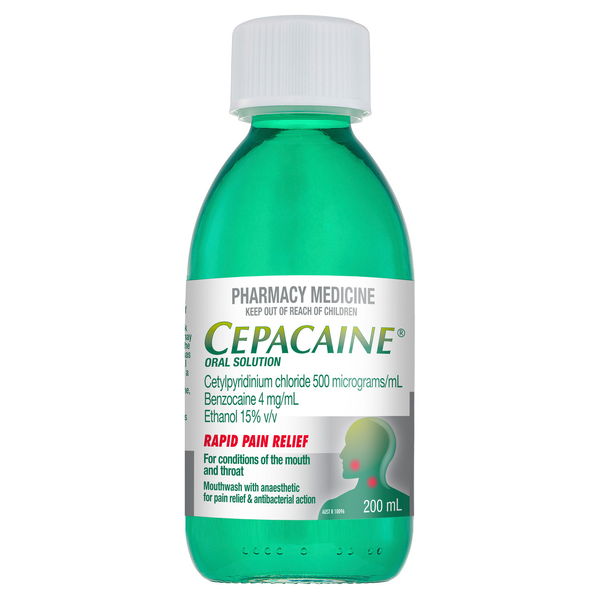 Cepacaine Oral Solution 200ml
