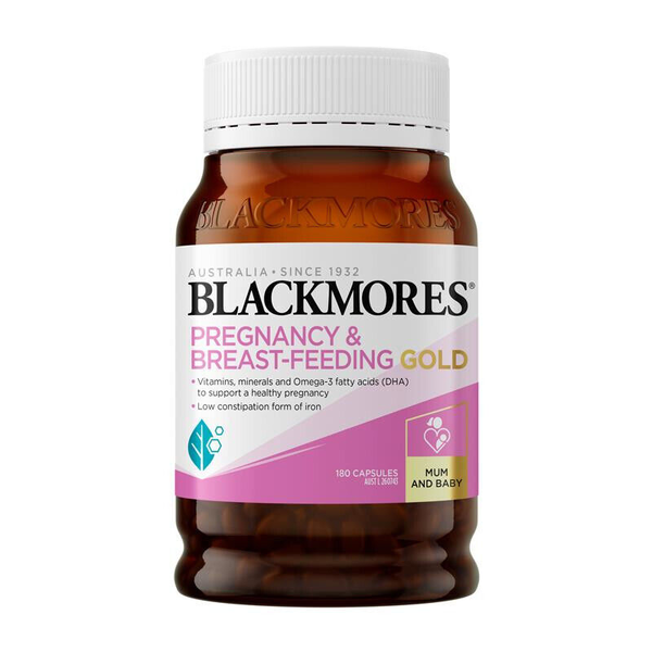 Blackmores Pregnancy &amp; Breast-feeding Gold 180 Capsules