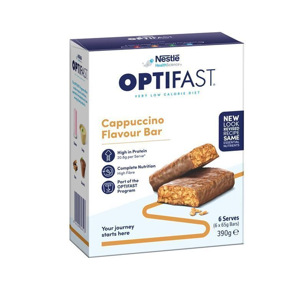 Optifast VLCD Bar Cappuccino 6 x 65g
