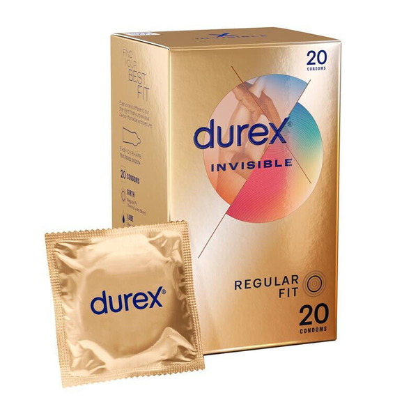 Durex Invisible Regular Fit 20 Condoms