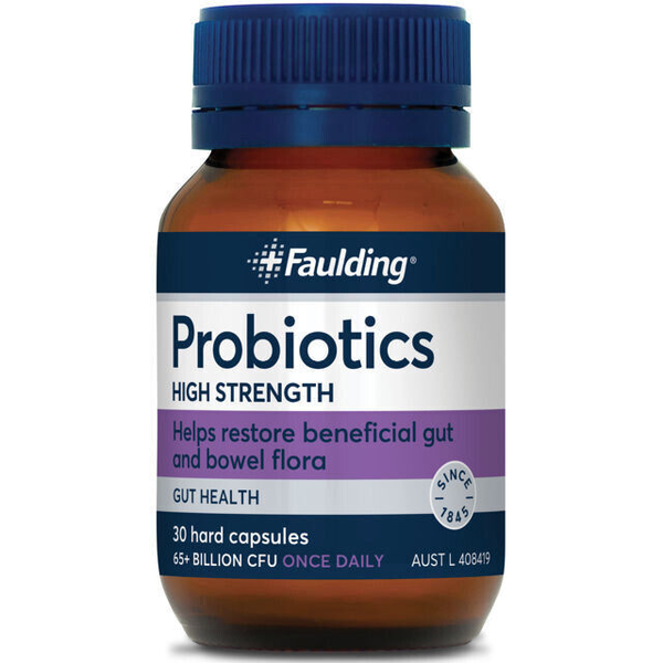 Faulding Probiotics High Strength 65 Billion CFU 30 Capsules