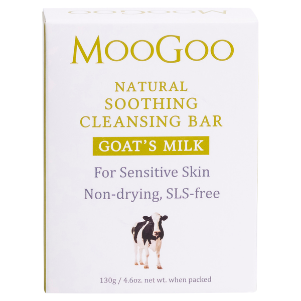 MooGoo Natural Soothing Cleansing Bar Goat's Milk 130g