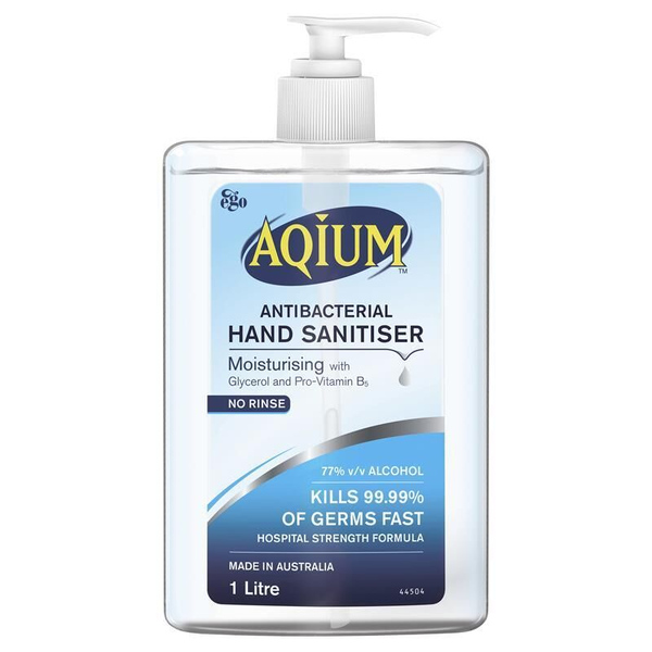 Ego Aqium Antibacterial Hand Sanitiser 1L