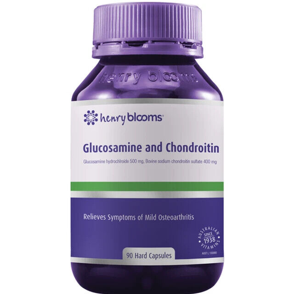 Henry Blooms Glucosamine and Chondroitin 90 Capsules