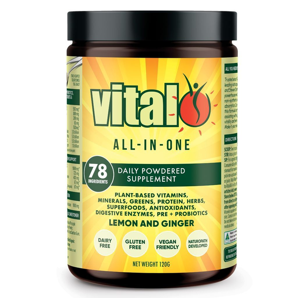 Vital All-In-One Lemon and Ginger 120g Powder