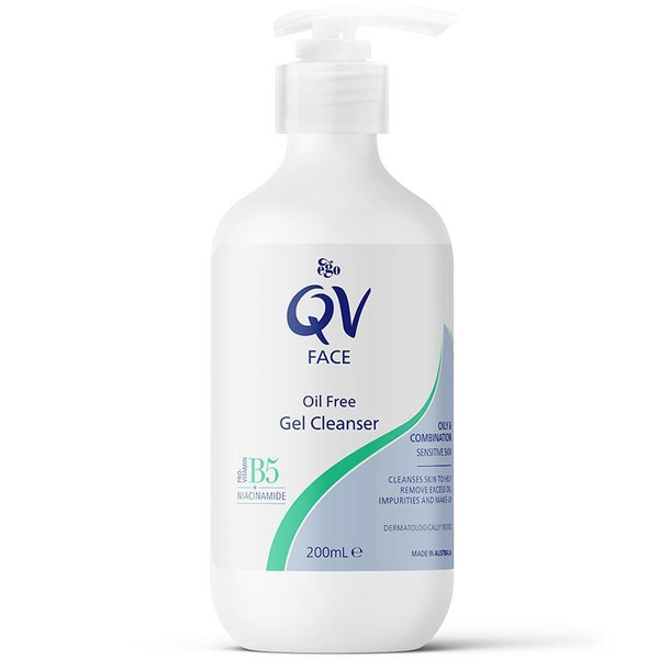 Ego Qv Face Oil Free Gel Cleanser 200ml