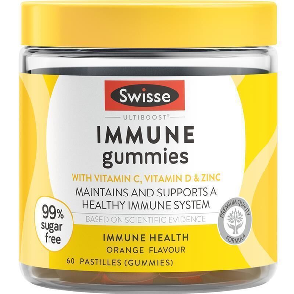 Swisse Ultiboost Immune Gummies 60 Pastilles