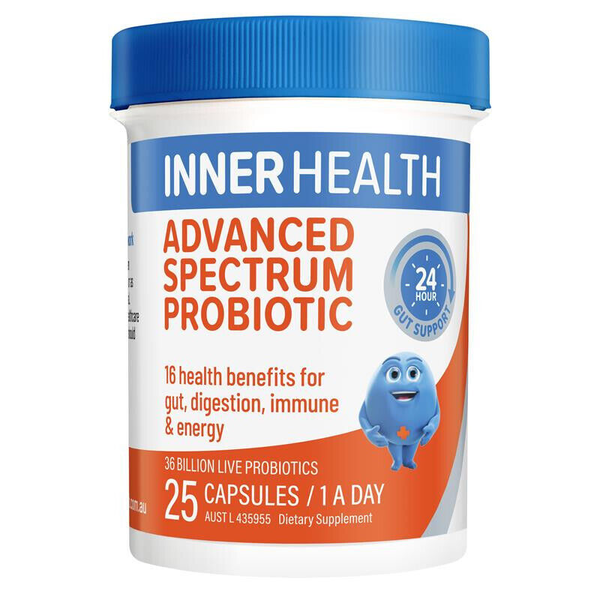 Inner Health Advanced Spectrum Probiotic 25 Capsules