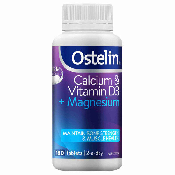 Ostelin Calcium &amp; Vitamin D3 + Magnesium 180 Tablets