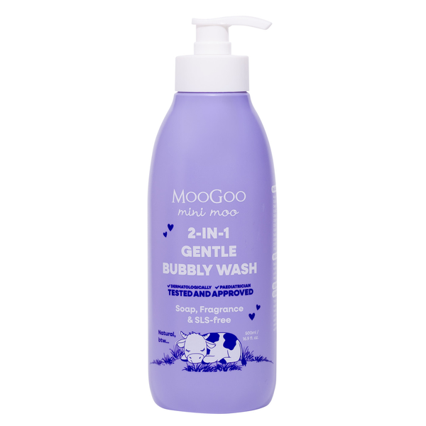 MooGoo Mini Moo 2 in 1 Bubbly Wash 500ml
