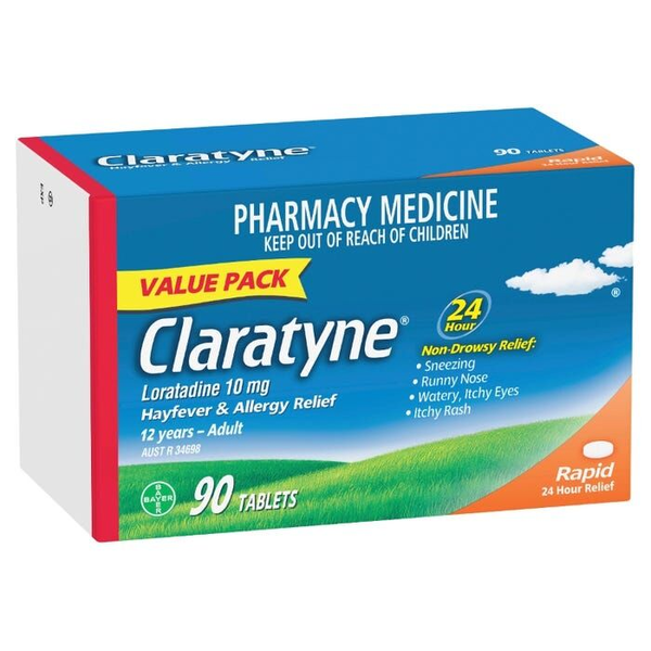 Claratyne 10mg 90 Tablets 