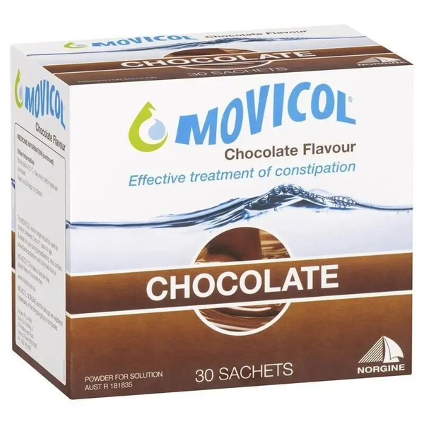 Movicol Constipation Relief Powder Chocolate 30 Sachets