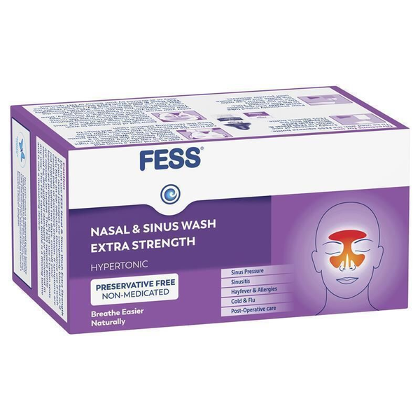 Fess Nasal &amp; Sinus Wash Extra Strength Refill 24 Sachets