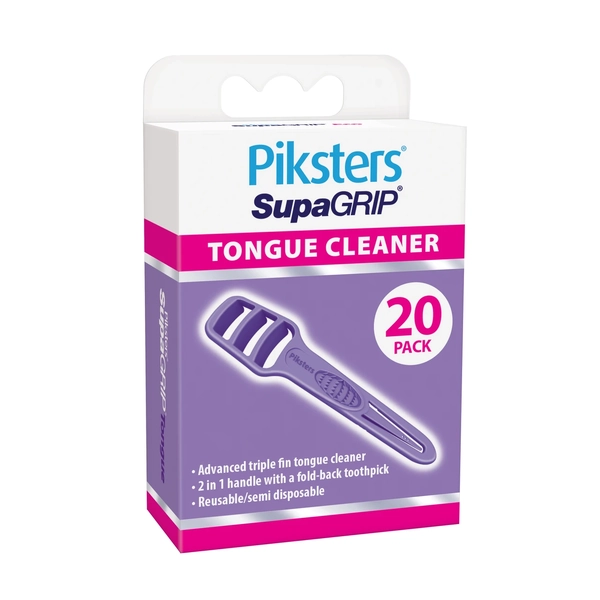 Piksters SupaGRIP Tongue Cleaner 20 Pack