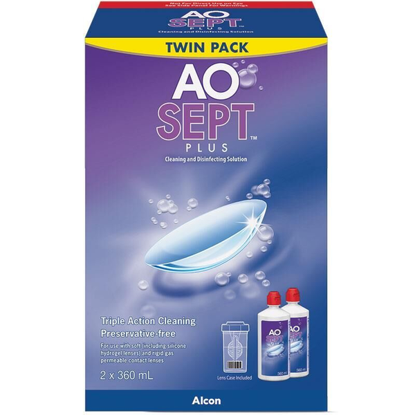 Aosept Plus Twin Pack 2 X 360ml