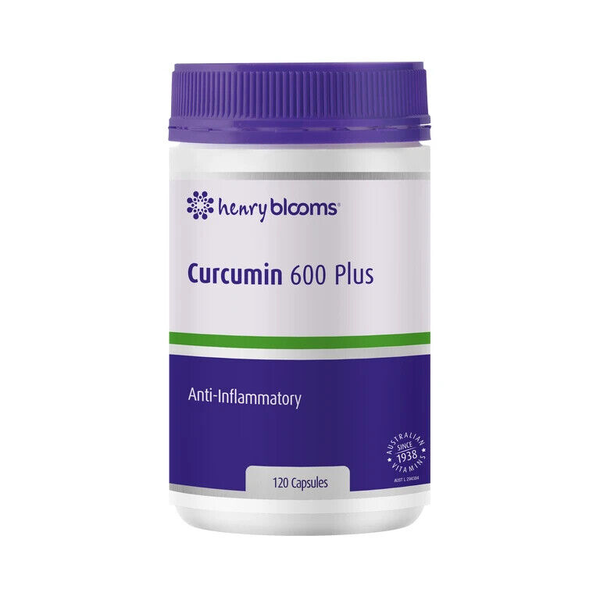 Henry Blooms Curcumin 600 Plus 120 Capsules