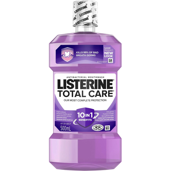 Listerine Total Care Antibacterial Mouthwash 500ml
