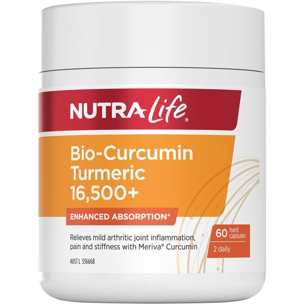 Nutra Life Bio-Curcumin Turmeric 16,500+ 60 Capsules