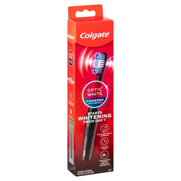 Colgate Optic White Soft Powered Toothbrush 1 Pack