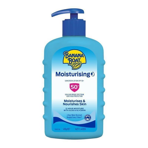 Banana Boat Moisturising Lotion SPF50+ 400g