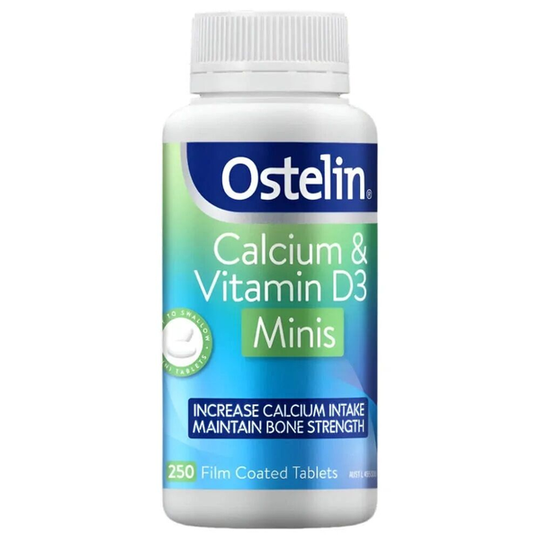 Ostelin Calcium &amp; Vitamin D3 Mini Tablets 250 Tablets