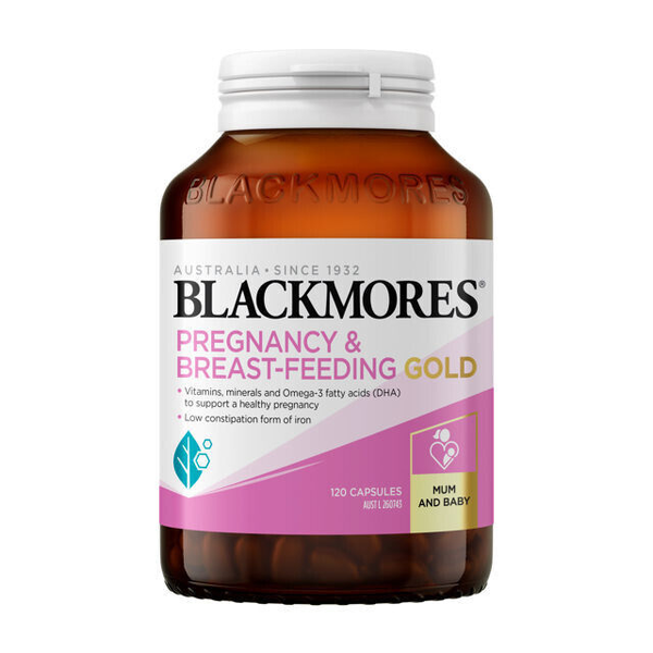 Blackmores Pregnancy &amp; Breast-feeding Gold 120 Capsules