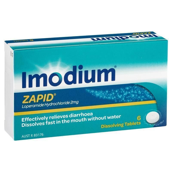 Imodium Zapid 6 Dissolving Tablets