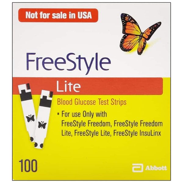 Abbott FreeStyle Lite 100 Blood Glucose Test Strips