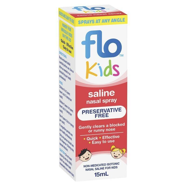 Flo Kids Saline Nasal Spray 15ml