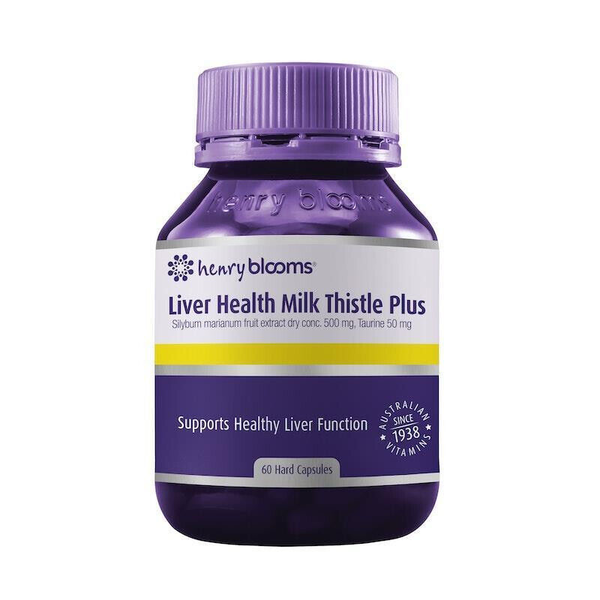 Henry Blooms Liver Health Milk Thistle Plus 60 Capsules