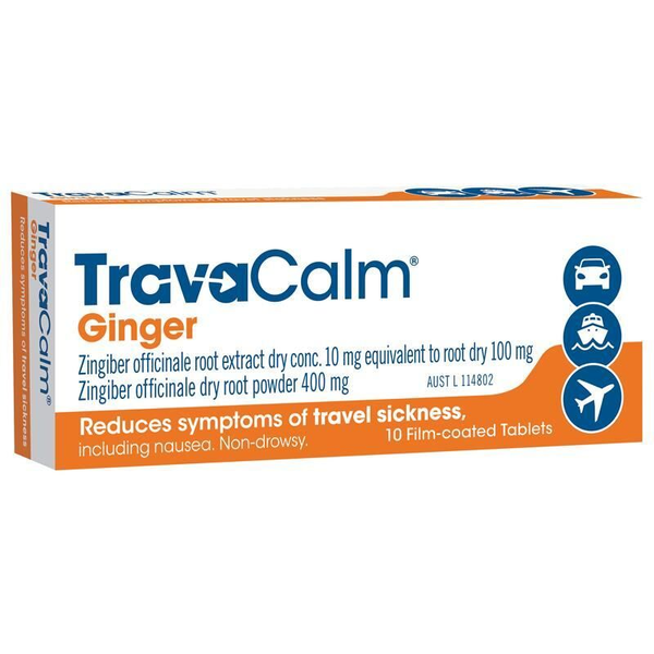 TravaCalm Ginger 10 Tablets
