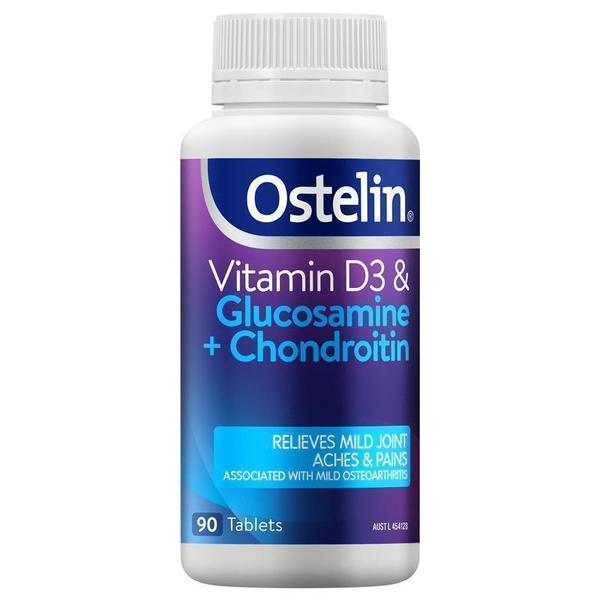Ostelin Vitamin D3 &amp; Glucosamine + Chondroitin 90 Tablets