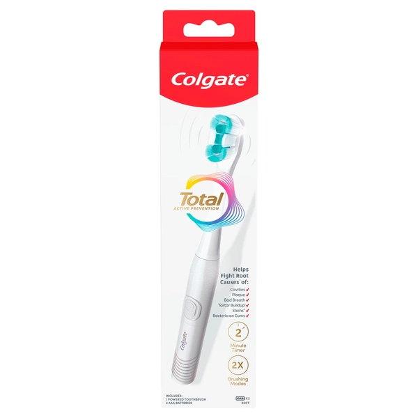 Colgate Total Active Prevention Soft Powered Toothbrush 1 Pack