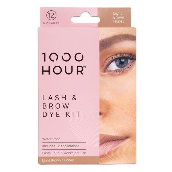 1000 Hour Lash &amp; Brow Dye Kit - Light Brown / Honey