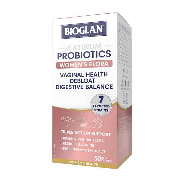 Bioglan Platinum Probiotics Women's Flora 50 Capsules