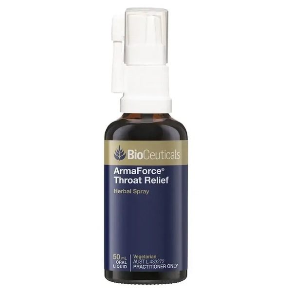 BioCeuticals ArmaForce Throat Relief 50ml Oral Liquid Spray