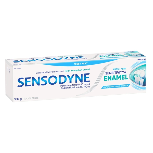 Sensodyne Sensitivity &amp; Enamel Fresh Mint Toothpaste 100g