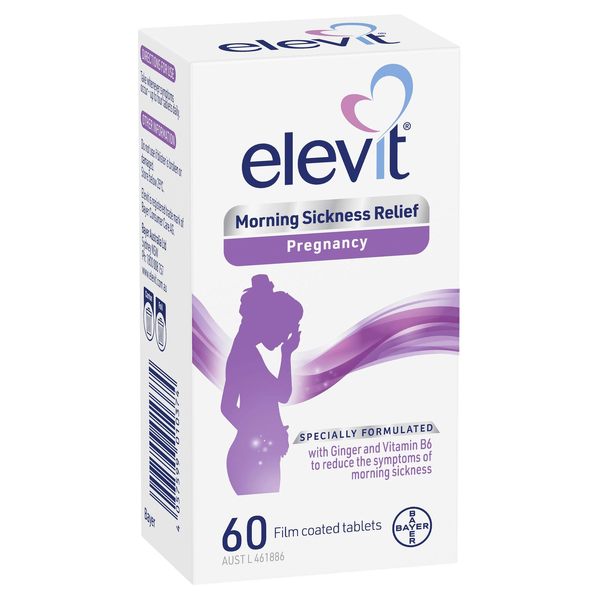 Elevit Morning Sickness Relief Pregnancy 60 Tablets 
