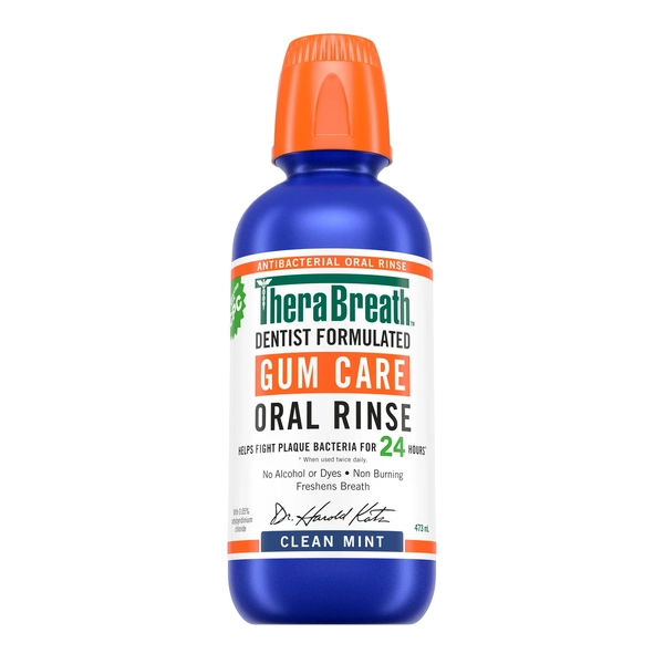 Therabreath Gum Care Oral Rinse Clean Mint 473ml