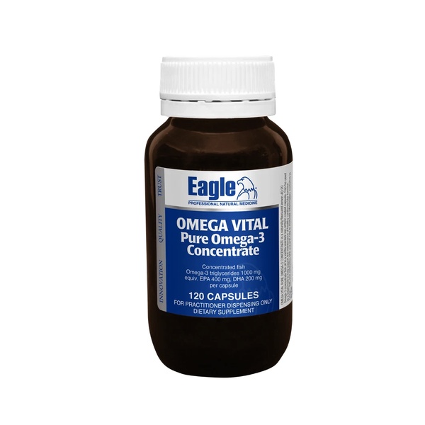 Eagle Omega Vital Pure Omega 3 Concentrate 120 Capsules
