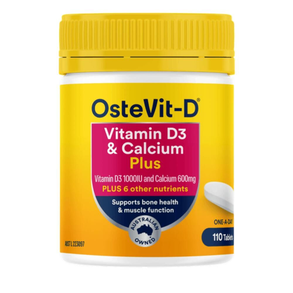 OsteVit-D Vitamin D3 &amp; Calcium Plus 110 Tablets
