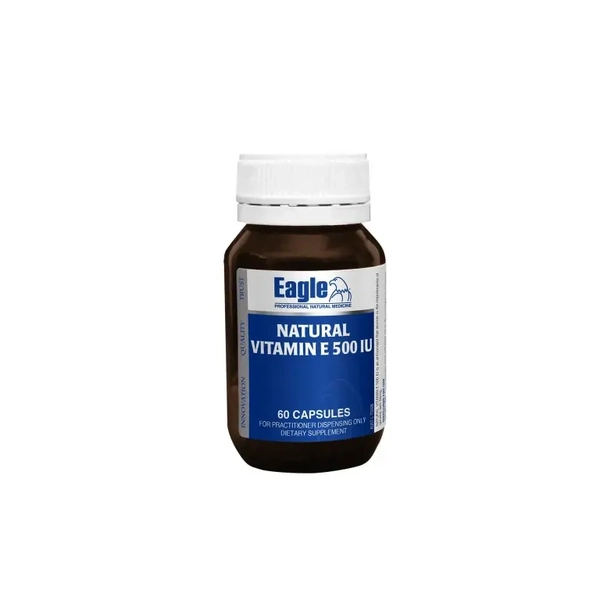 Eagle Natural Vitamin E 500IU 60 Capsules