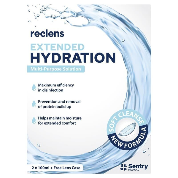 Reclens Extended Hydration Multi-Purpose 2 X 100ml