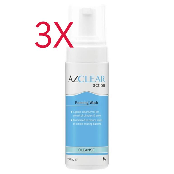3X Ego Azclear Action Foaming Wash 150ml