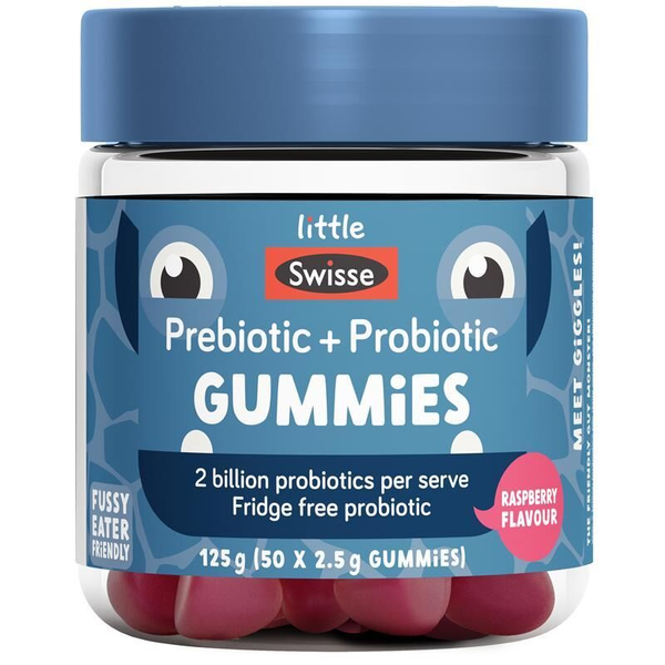 Little Swisse Prebiotic + Probiotic Gummies 50 Pack