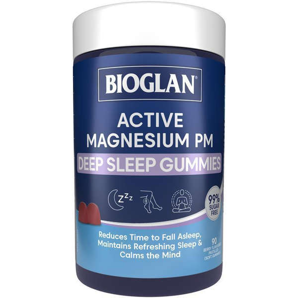 Bioglan Active Magnesium PM Deep Sleep 90 Gummies