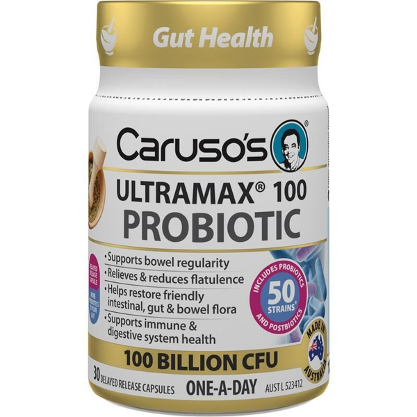 Caruso's Ultramax 100 Probiotic 30 Capsules