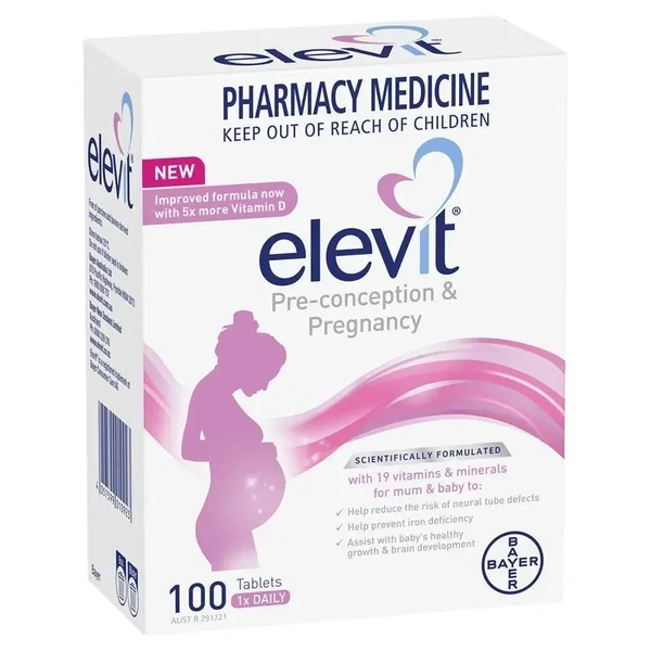 Elevit Pre-conception &amp; Pregnancy 100 Tablets