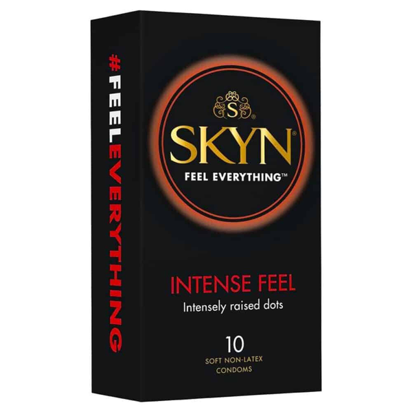 SKYN Intense Feel Intensely Raised Dots 10 Soft Non-Latex Condoms